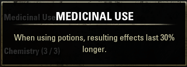 Medicinal Use ESO